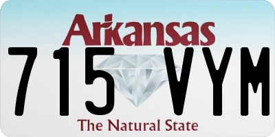 AR license plate 715VYM