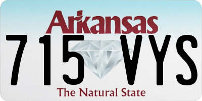 AR license plate 715VYS