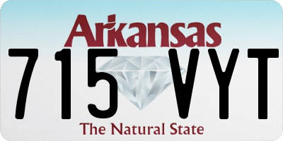 AR license plate 715VYT