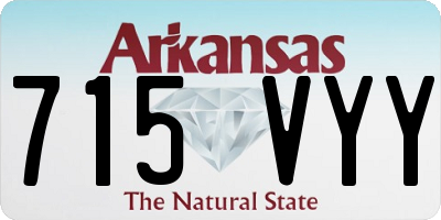 AR license plate 715VYY