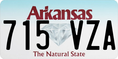 AR license plate 715VZA