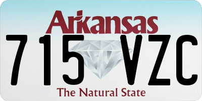 AR license plate 715VZC