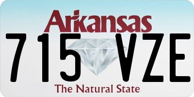 AR license plate 715VZE
