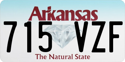 AR license plate 715VZF