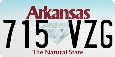 AR license plate 715VZG