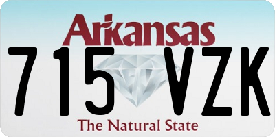 AR license plate 715VZK
