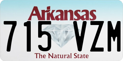 AR license plate 715VZM