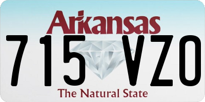 AR license plate 715VZO