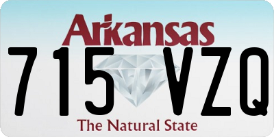 AR license plate 715VZQ