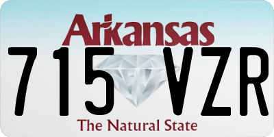 AR license plate 715VZR