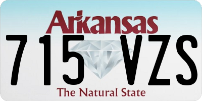 AR license plate 715VZS