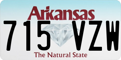 AR license plate 715VZW