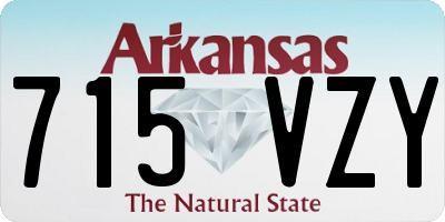 AR license plate 715VZY