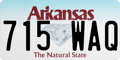 AR license plate 715WAQ