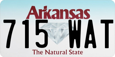 AR license plate 715WAT