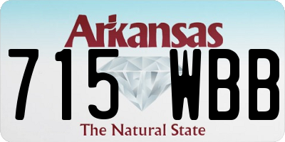 AR license plate 715WBB