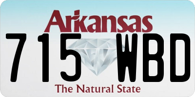 AR license plate 715WBD