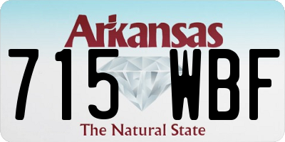 AR license plate 715WBF