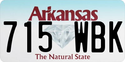 AR license plate 715WBK