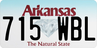 AR license plate 715WBL