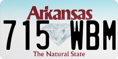 AR license plate 715WBM