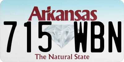 AR license plate 715WBN