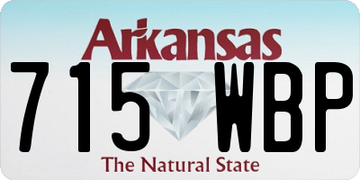 AR license plate 715WBP