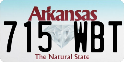 AR license plate 715WBT