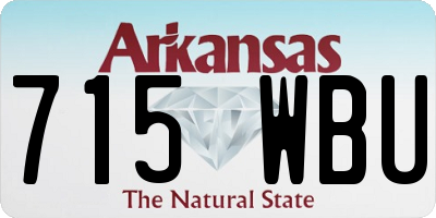 AR license plate 715WBU