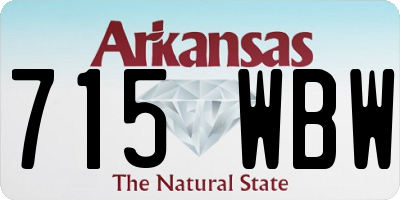 AR license plate 715WBW