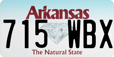 AR license plate 715WBX