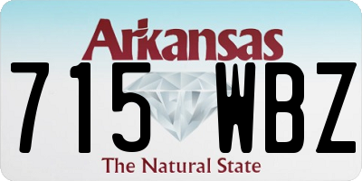 AR license plate 715WBZ