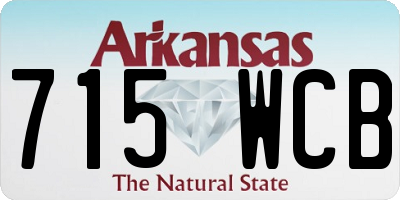 AR license plate 715WCB