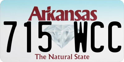 AR license plate 715WCC