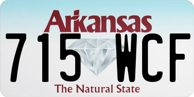 AR license plate 715WCF