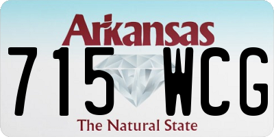 AR license plate 715WCG