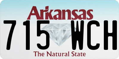 AR license plate 715WCH