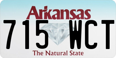 AR license plate 715WCT
