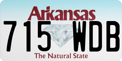 AR license plate 715WDB