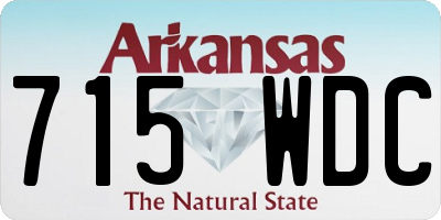 AR license plate 715WDC
