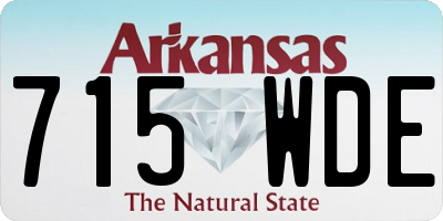 AR license plate 715WDE
