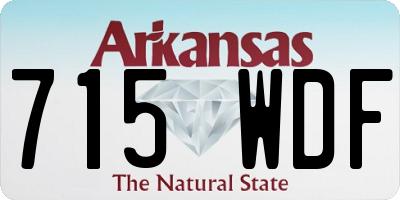 AR license plate 715WDF