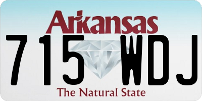 AR license plate 715WDJ