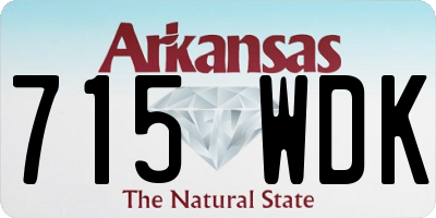 AR license plate 715WDK