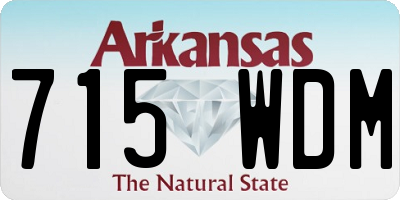 AR license plate 715WDM
