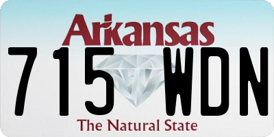 AR license plate 715WDN