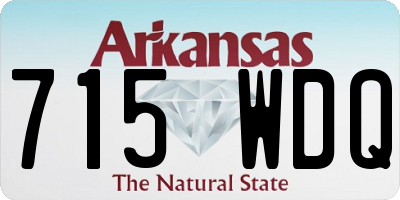 AR license plate 715WDQ