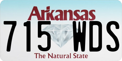 AR license plate 715WDS