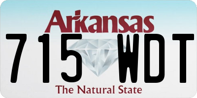 AR license plate 715WDT