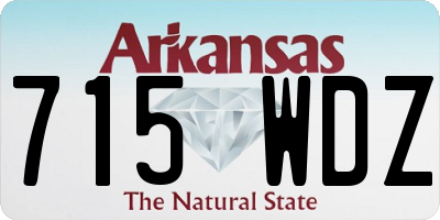 AR license plate 715WDZ